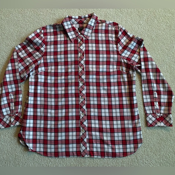 Red Plaid Men's Shirt - Picture 3 of 6